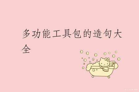 多功能工具包的造句大全