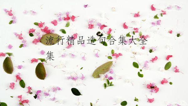 流行精品造句合集大全集