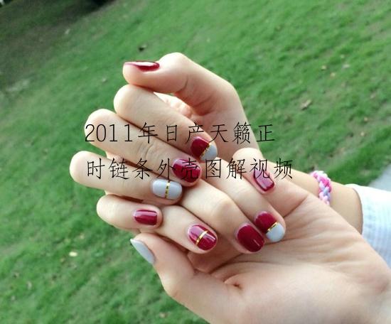 2011年日产天籁正时链条外壳图解视频
