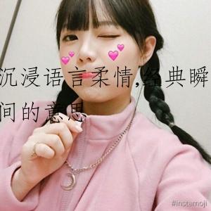 沉浸语言柔情,经典瞬间的意思