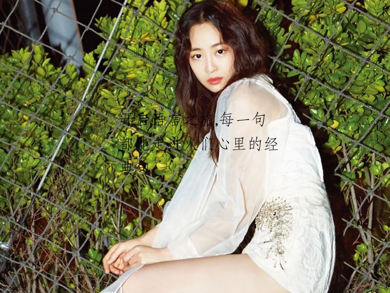 开启语言之旅,每一句都能走进人们心里的经典句